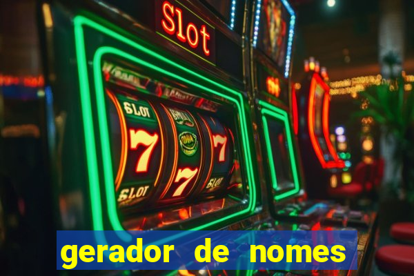 gerador de nomes para jogos